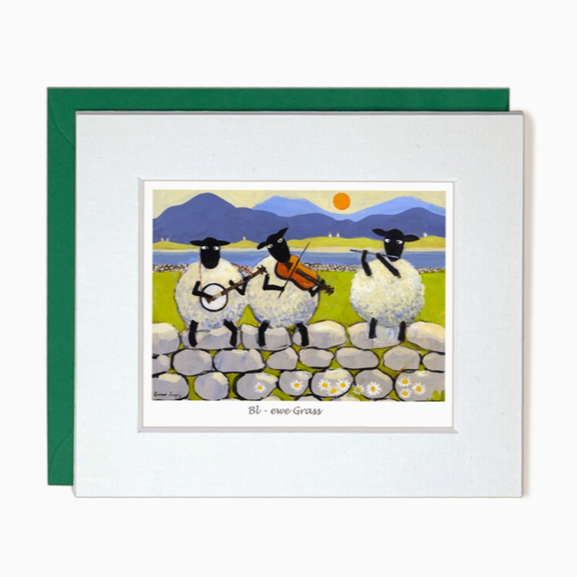 Greeting Card - Bl-Ewe Grass