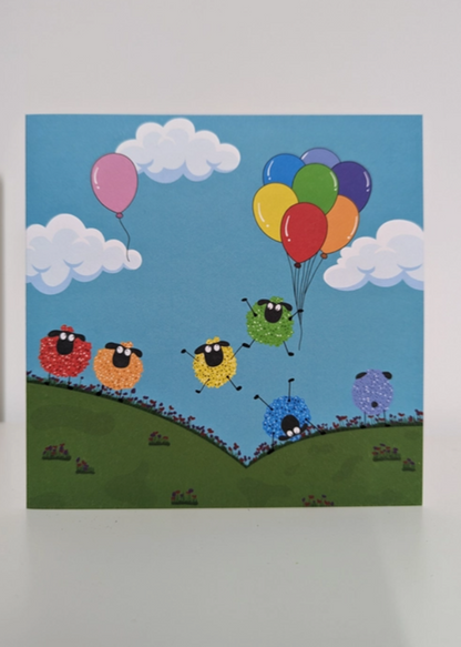 Sheep Illustration Greeting Card