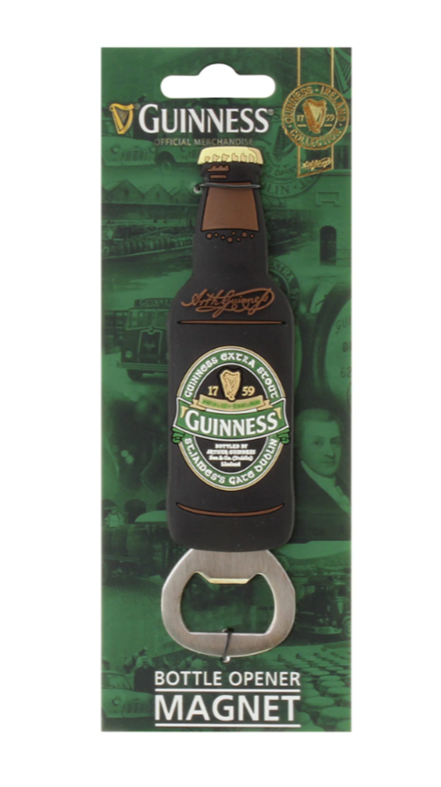 Guinness Bottle Opener Magnet PVC