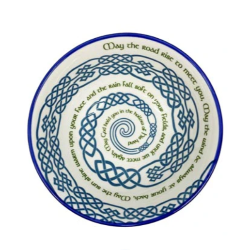 Clara Bowl - Irish Blessing Spiral