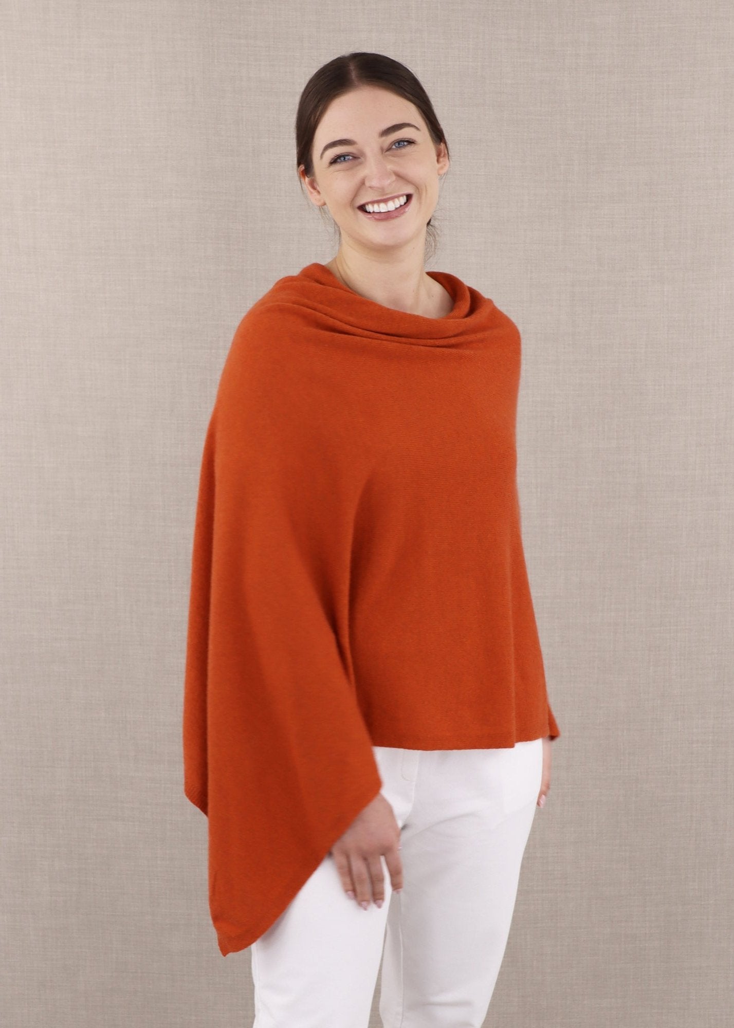 Cashmere Blend Poncho