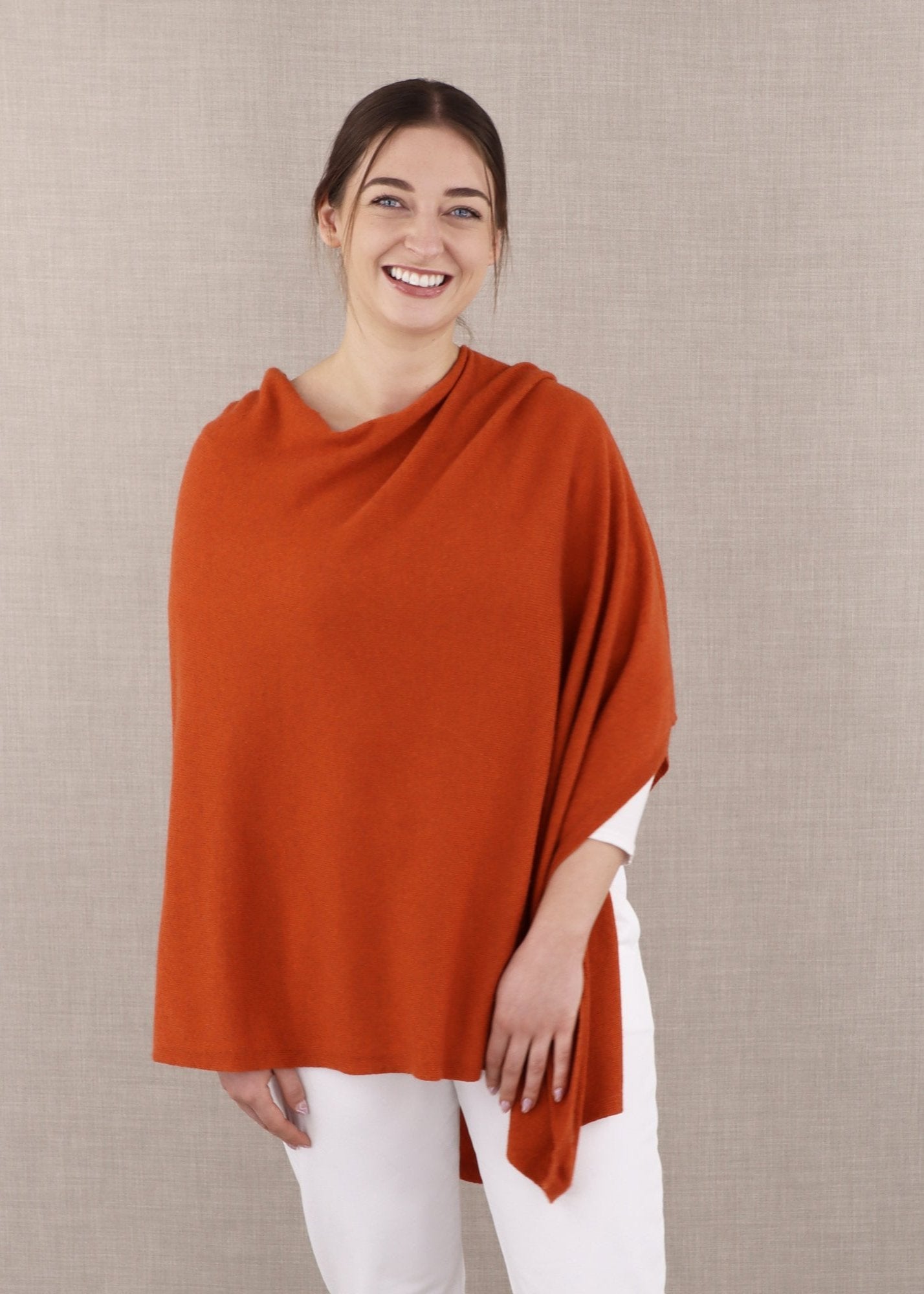 Cashmere Blend Poncho