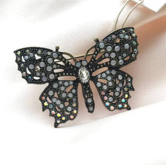 Butterfly Crystal Brooch