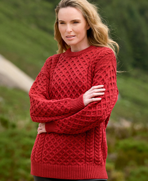Aran Craft Unisex Crew Neck Sweater