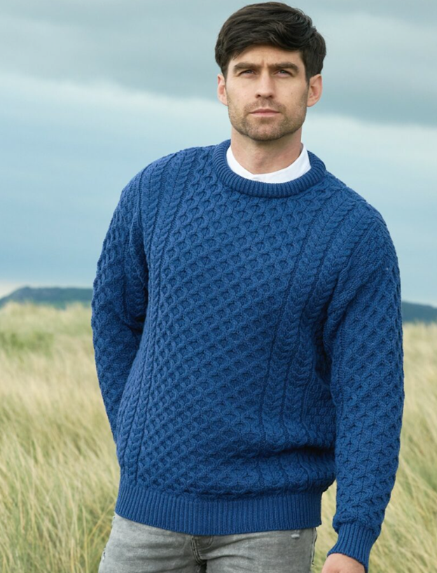 Aran Craft Unisex Crew Neck Sweater