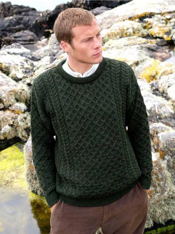 Aran Craft Unisex Crew Neck Sweater