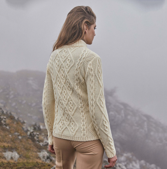 Aran Cable Knit Sweater
