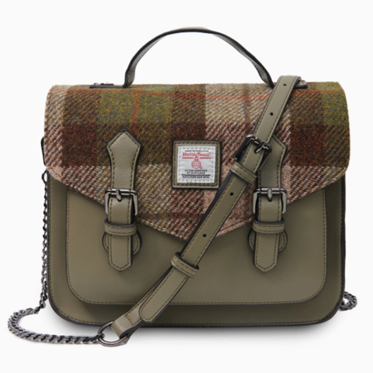 Harris Tweed Medium Calton Satchel