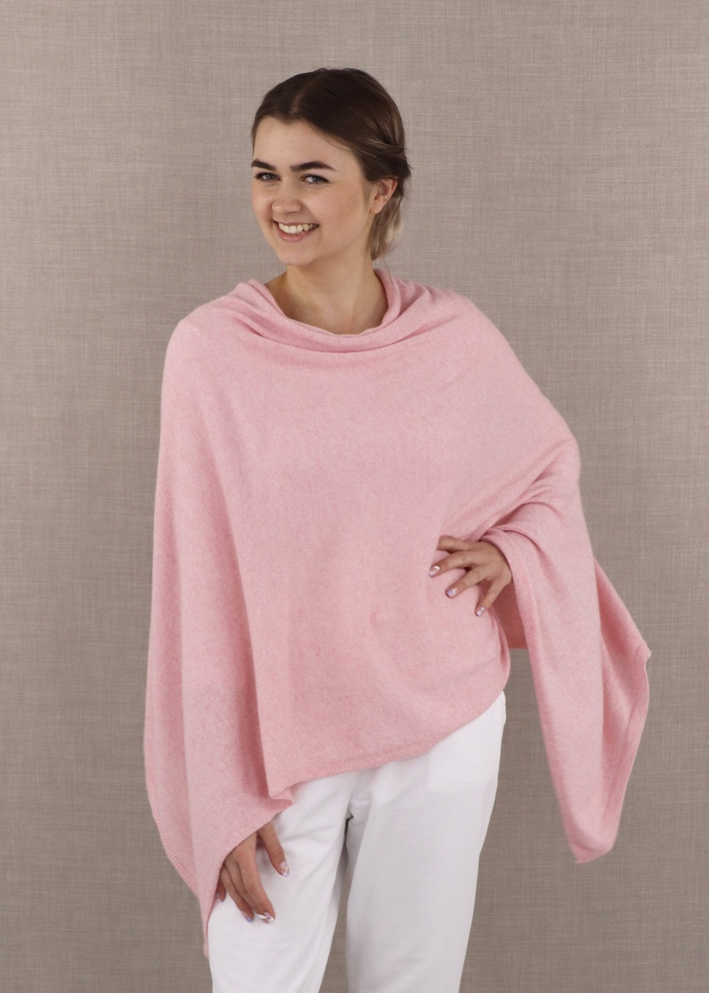 Cashmere Blend Poncho