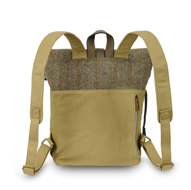 Harris Tweed Canvas Backpack