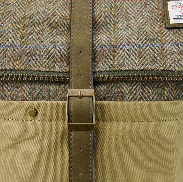 Harris Tweed Canvas Backpack