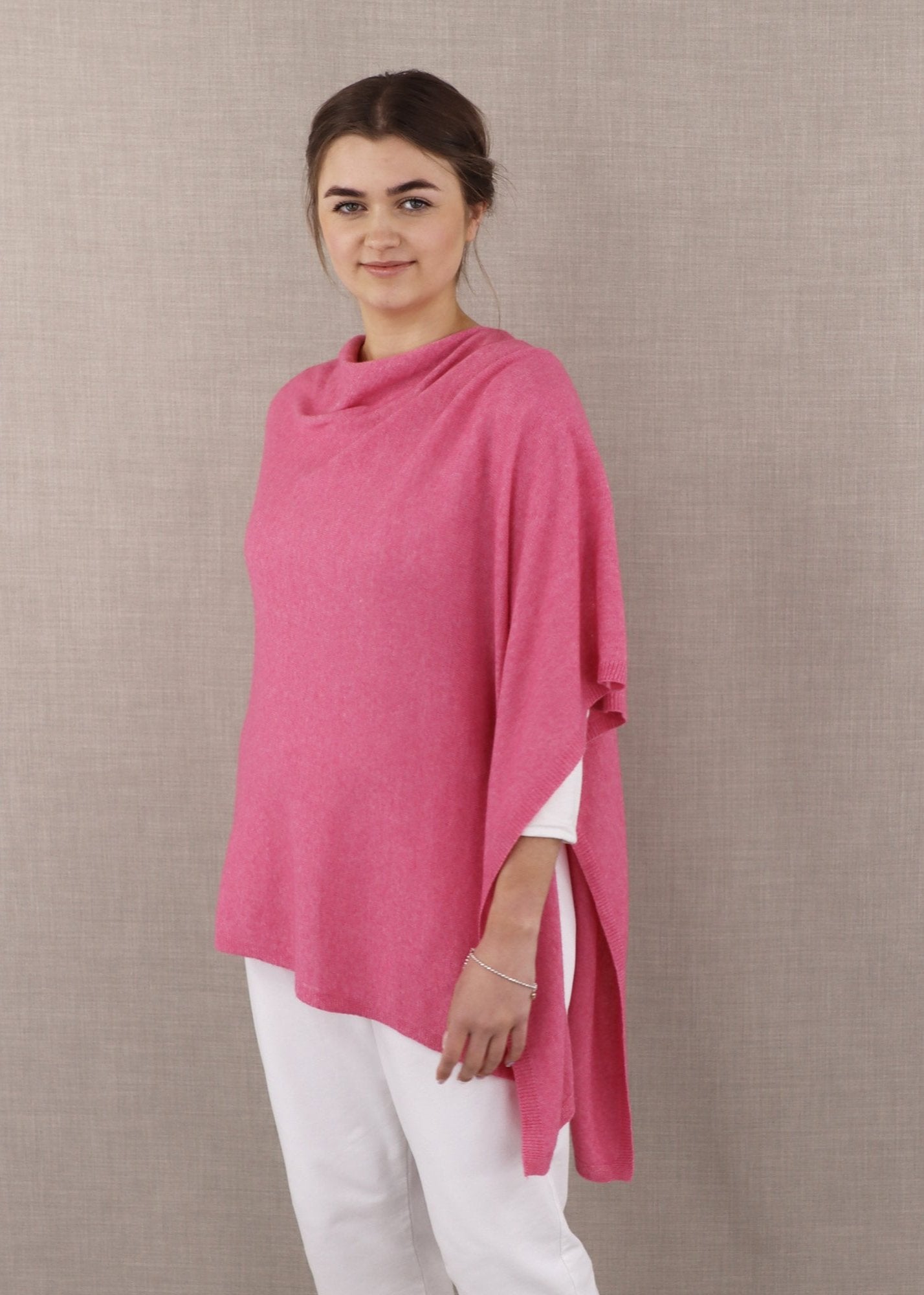 Cashmere Blend Poncho