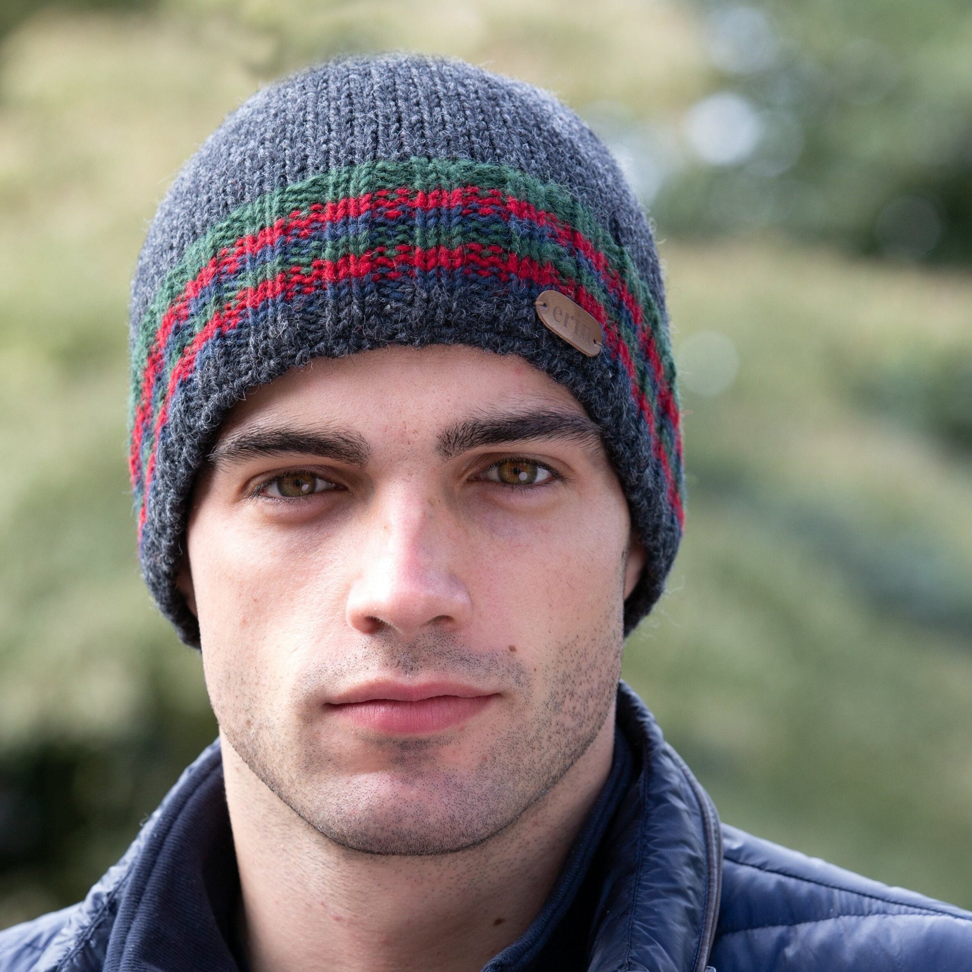 Knit men's beanie