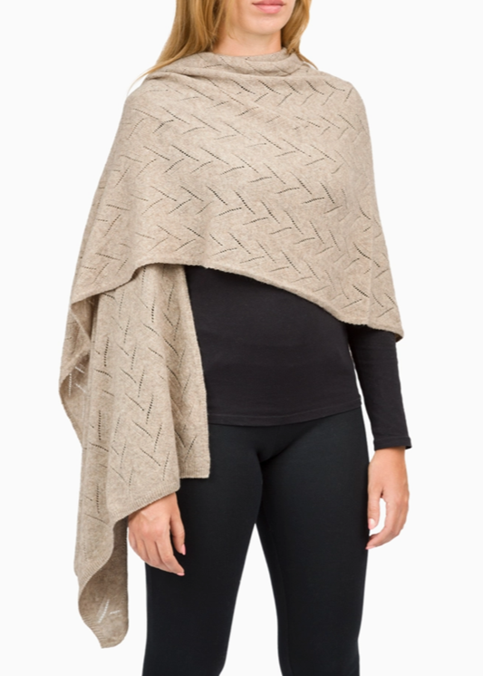 Cashmere wool stole shawl wrap