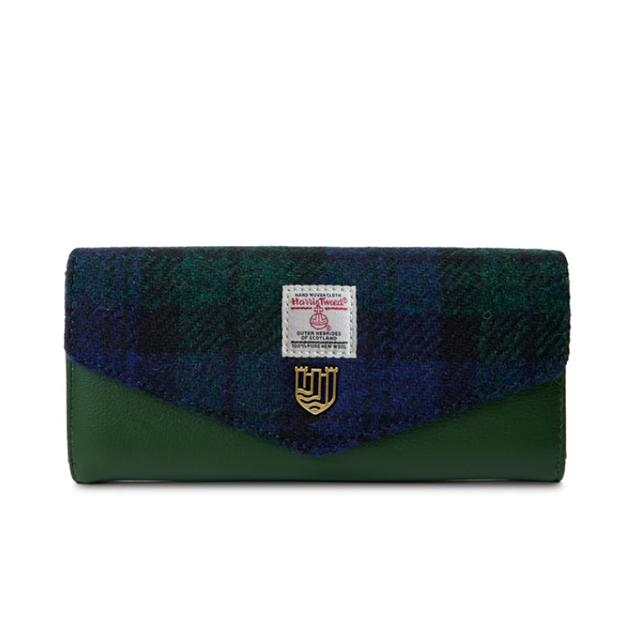 Harris Tweed Large Clasp Wallet