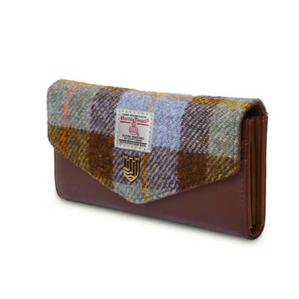 Harris Tweed Large Clasp Wallet