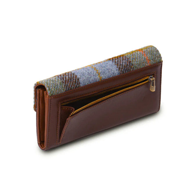 Harris Tweed Large Clasp Wallet