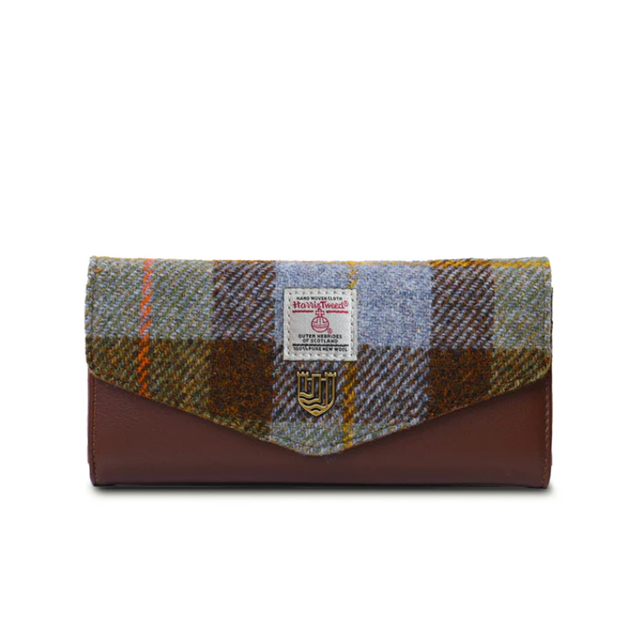 Harris Tweed Large Clasp Wallet