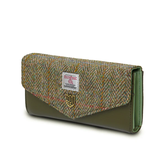 Harris Tweed Large Clasp Wallet