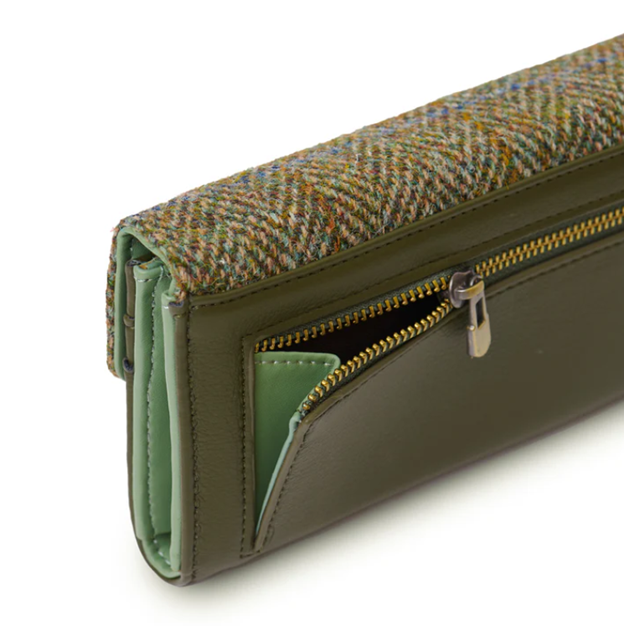 Harris Tweed Large Clasp Wallet