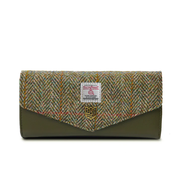 Harris Tweed Large Clasp Wallet