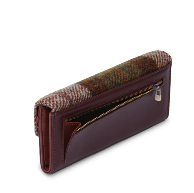 Harris Tweed Large Clasp Wallet