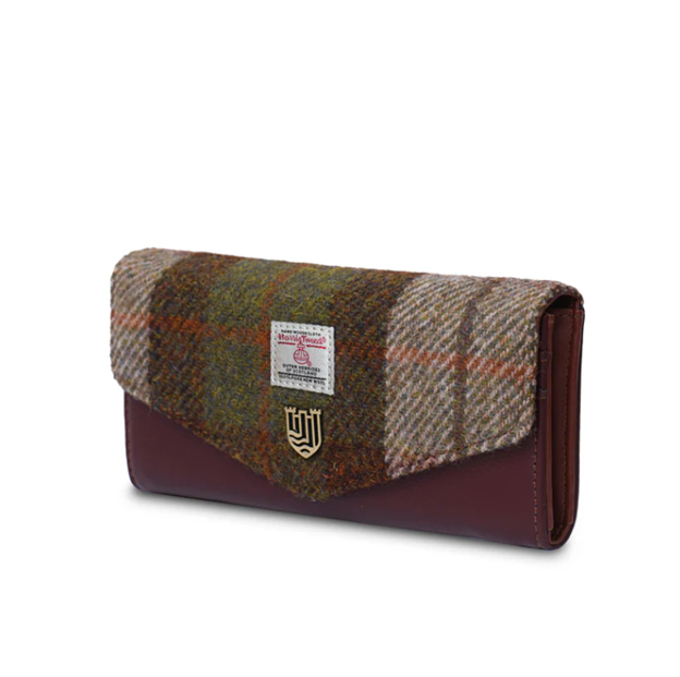 Harris Tweed Large Clasp Wallet