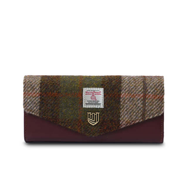 Harris Tweed Large Clasp Wallet