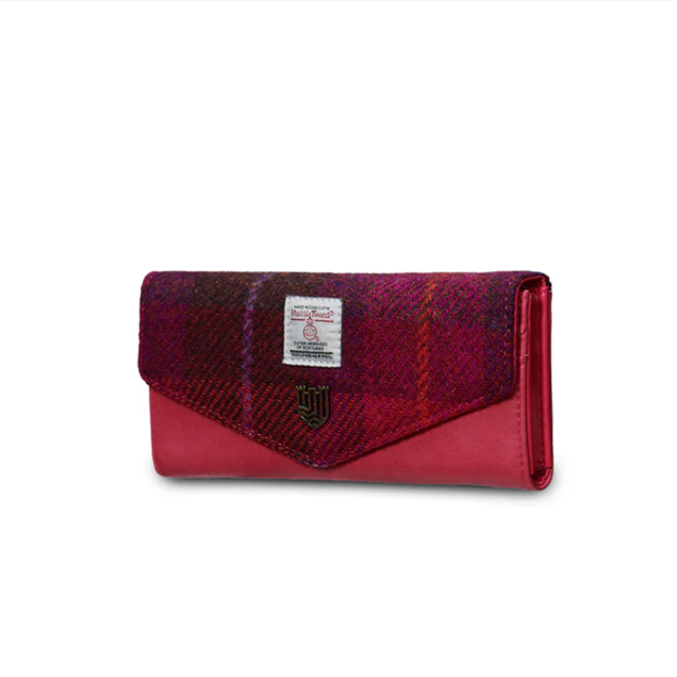 Harris Tweed Large Clasp Wallet