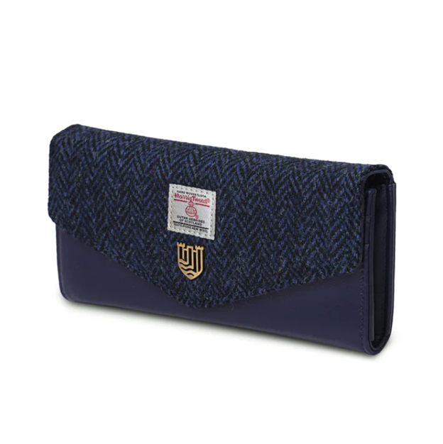 Harris Tweed Large Clasp Wallet