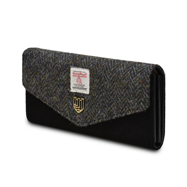 Harris Tweed Large Clasp Wallet