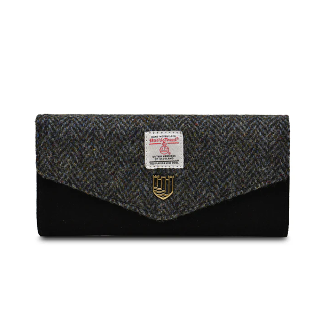 Harris Tweed Large Clasp Wallet