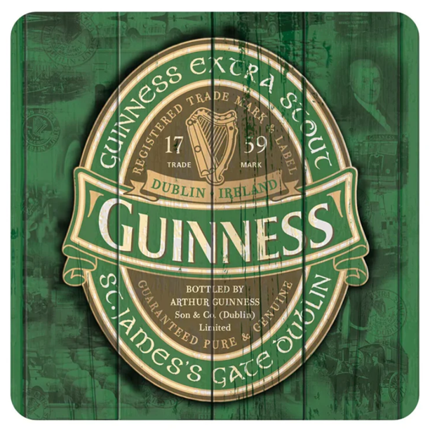 Coaster - Guinness Ireland Label