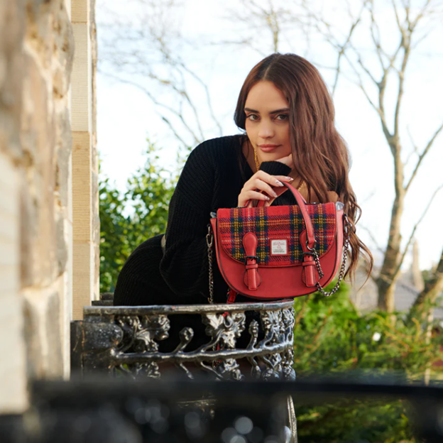 Harris Tweed Medium Cobble Satchel