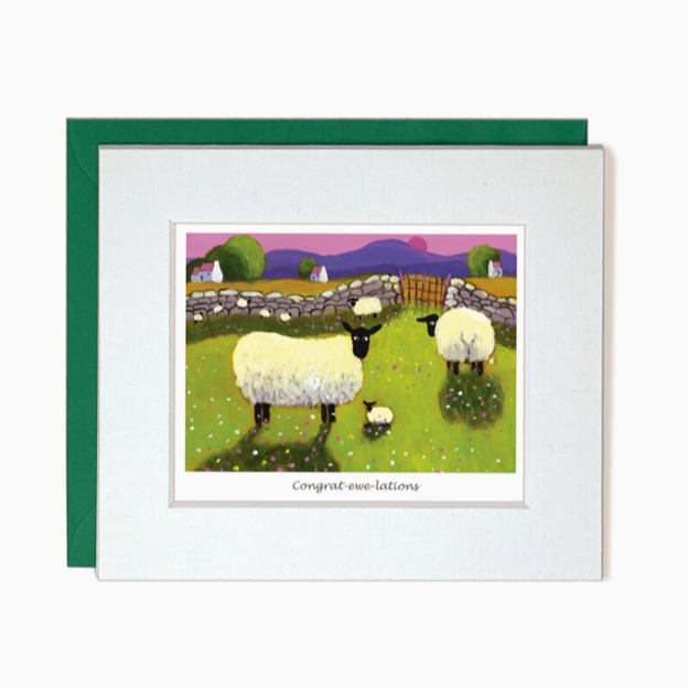 Greeting Card - Congrat-Ewe-Lations