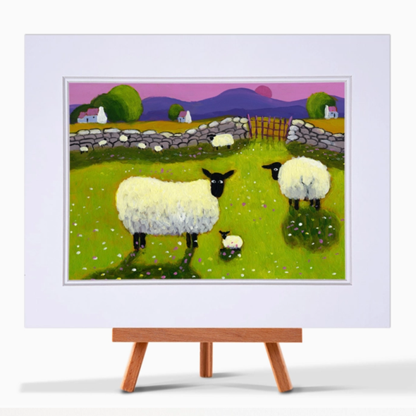 Mounted Print Congrat-Ewe-Lations