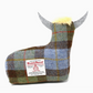 Harris Tweed Highland Cow Doorstop