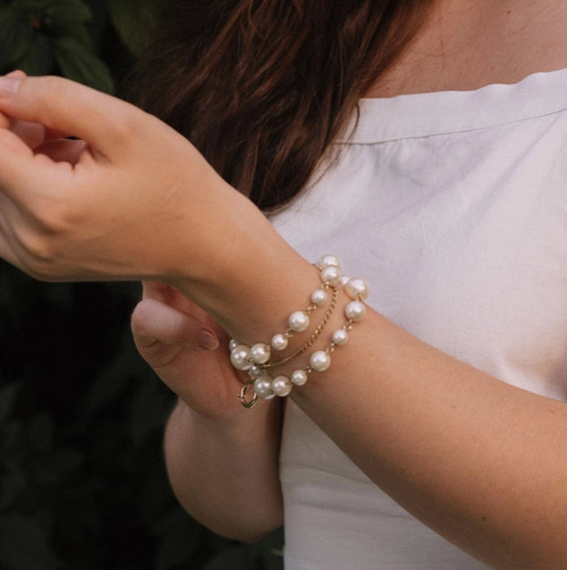 Cordelia Pearl Bracelet and Choker