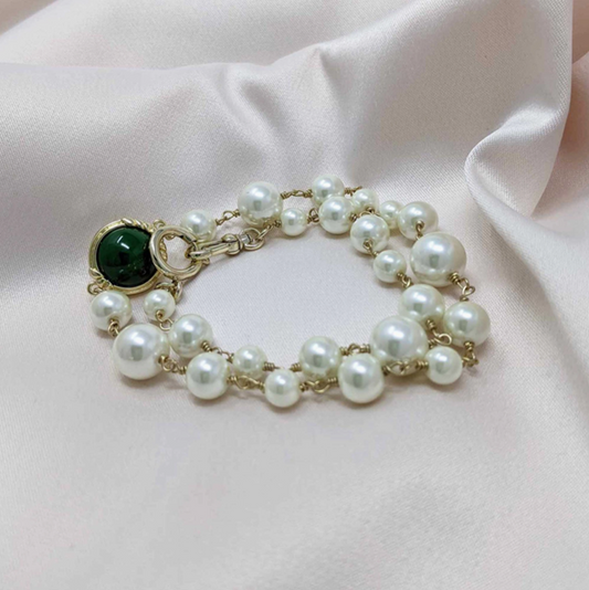 Cordelia Pearl Bracelet and Choker