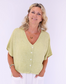 Linen and Cotton Blend Short Sleeve Cardi