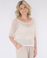 Cotton Blend Loose Knit Tunic