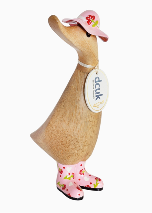 Dcuk Floral Hat & Boots Duckling