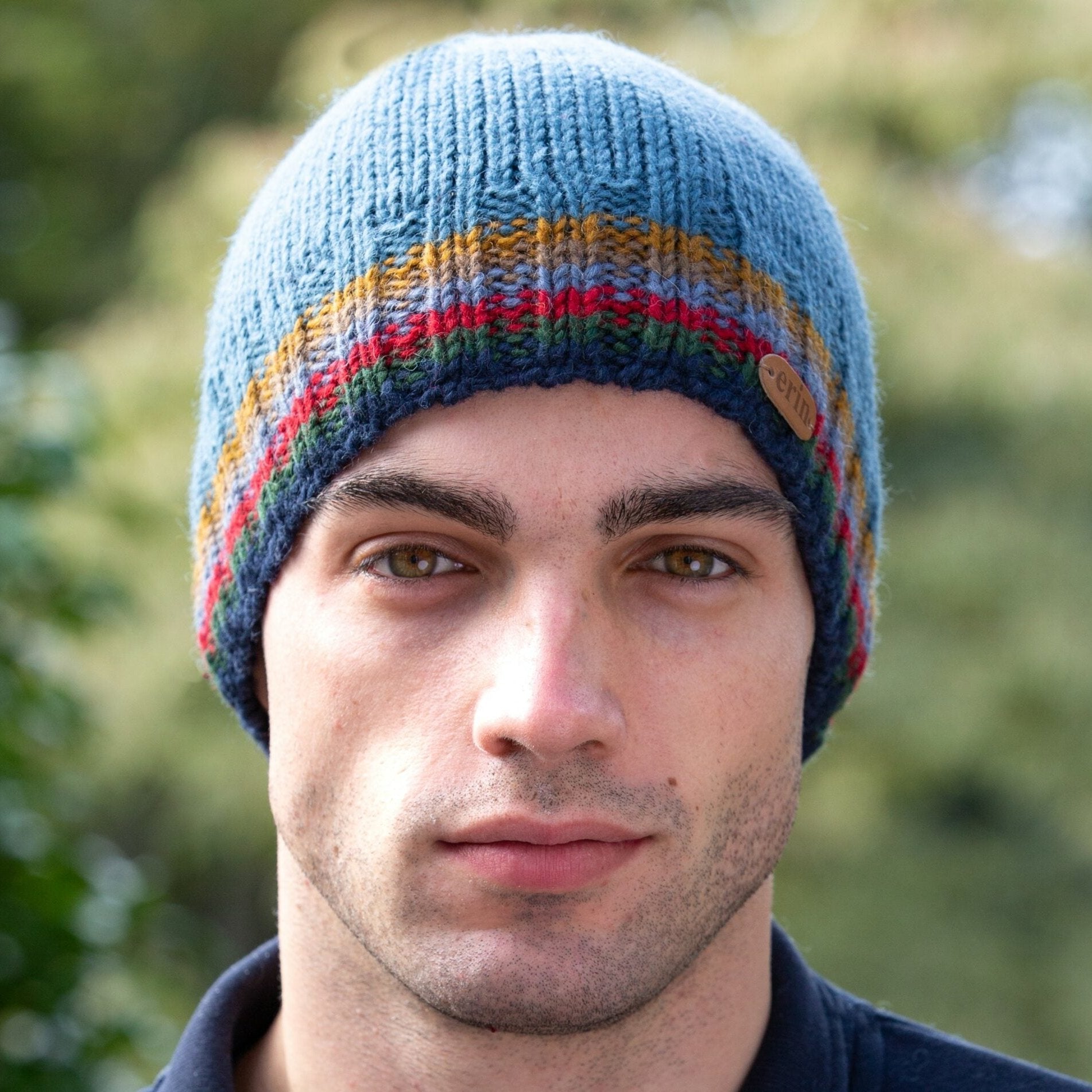 Knit men's beanie