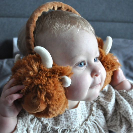 Kids Earmuffs - Highland Cow