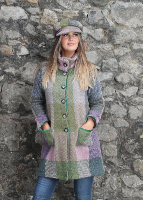 John Branigan Emma Coat - Donegal Grey Loden