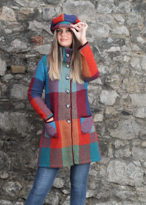 John Branigan Emma Coat - Donegal Red