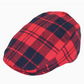 Kids Flat Cap Plaid Print