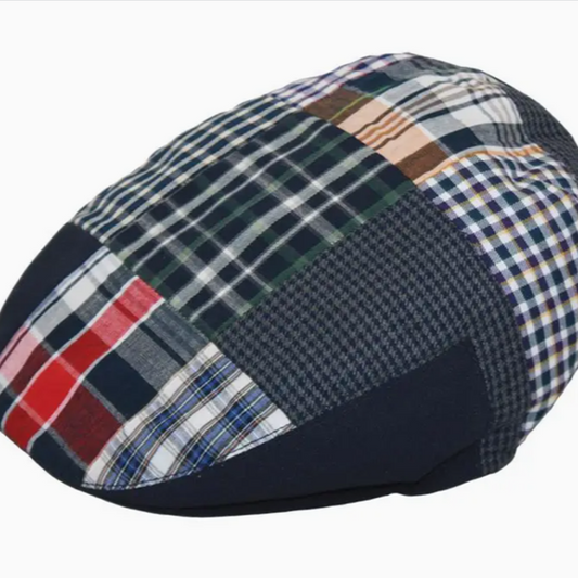 Kids Flat Cap Multi Patchwork