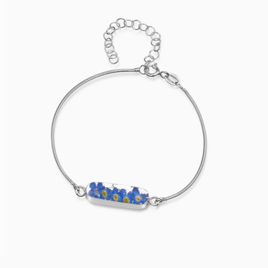 Forget-Me-Not Bracelet Oval