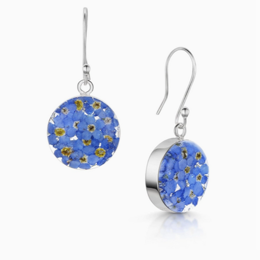 Forget-Me-Not Earrings Full Moon